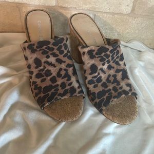 Gianni Bini cork heels. Never worn. Size 6